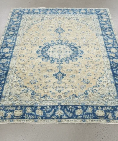 8'11x11'5 Hand Knotted Floral Classic Oriental Wool Rug