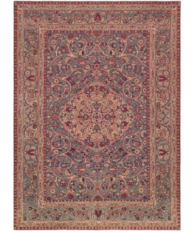 Difficult rug — top view