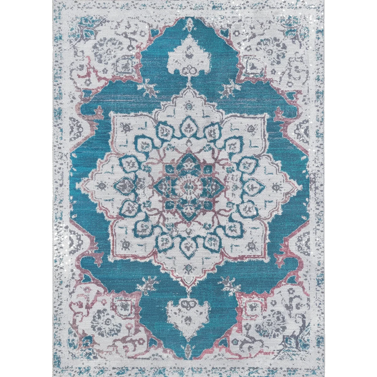 7' 10 x 11' Washable Francesca Rug — pattern detail
