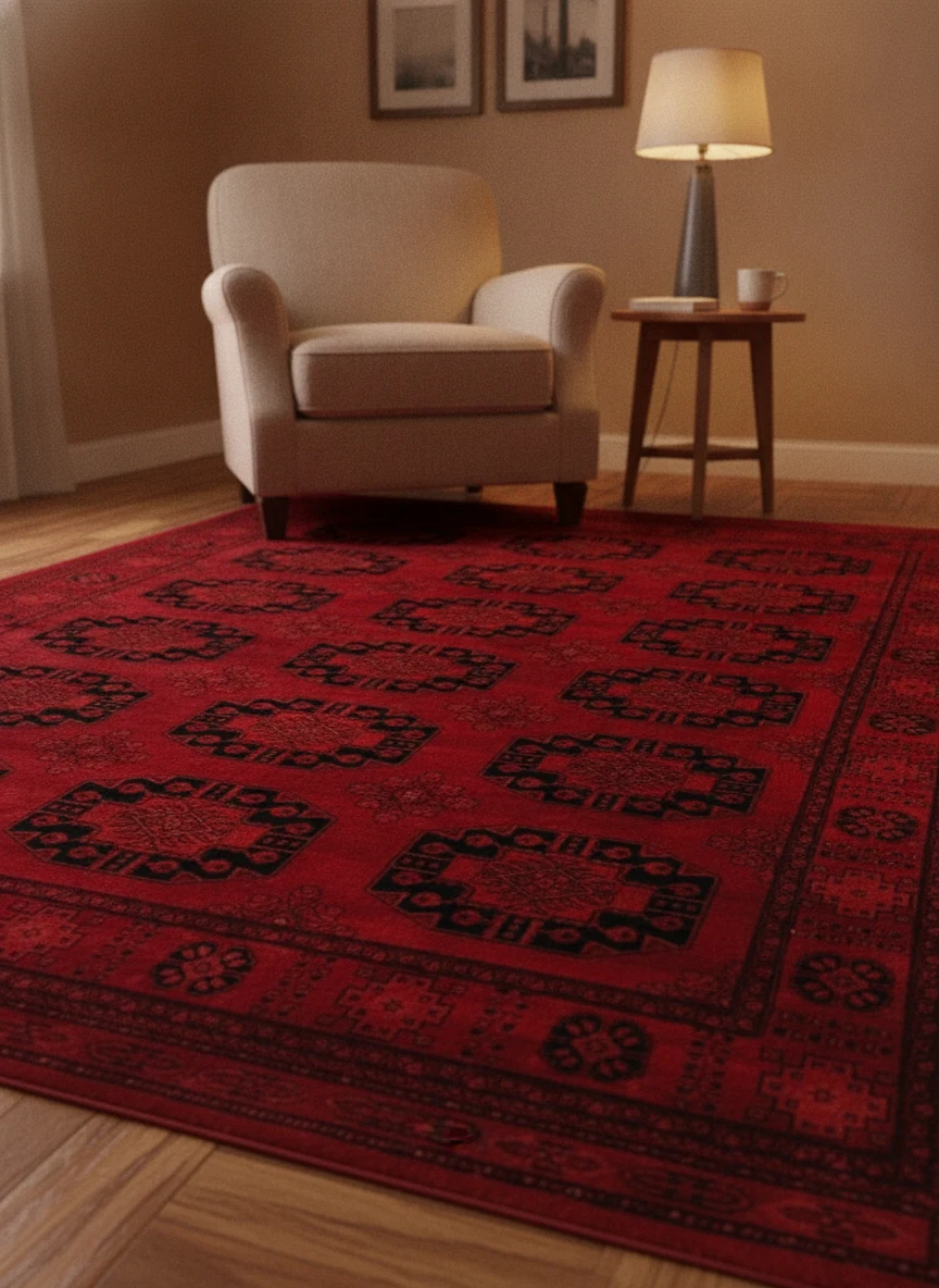 antique, Persian, 9x12 — in room second angle